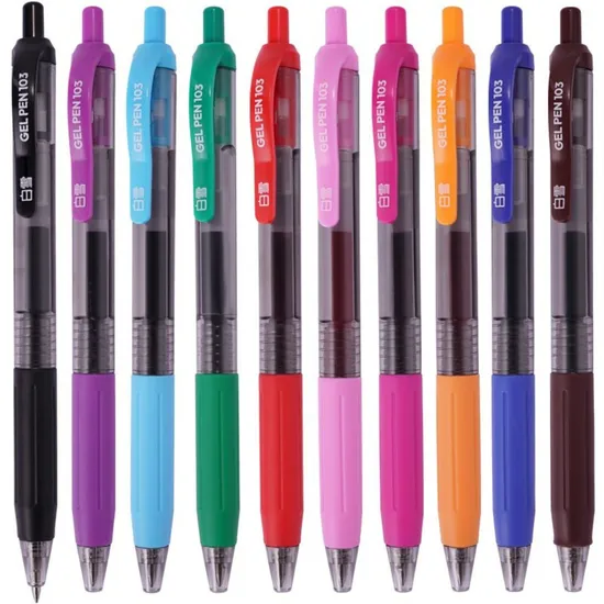Snowhite Brand Stationery Colorful Economical Gel Pen for Office Supply