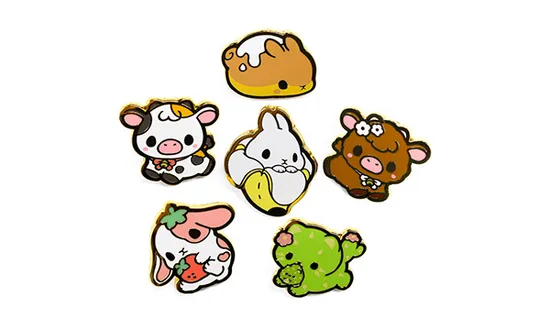Promotional Metal Craft Gifts Custom Soft Hard Enamel Metal Badges Lapel Pins