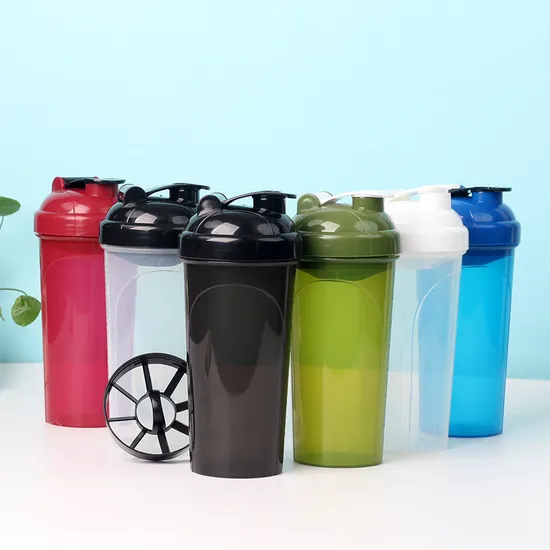 Wholesale Customized Manufacture Outdoor Sports 400ml Protein Power Portable Gift Products Travelling Plastic Promotion Advertising Cup Gym Shaker Water Bottle 