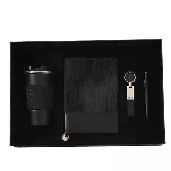 2025 Black A5 Journals Annual Luxury Corporate Office Gift Kit 