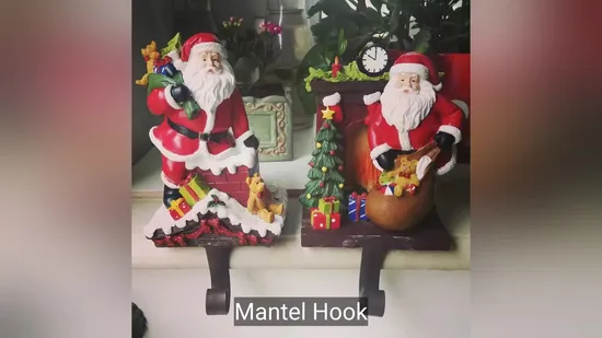 OEM Factory Customized Santa Claus Figurine Santa Claus Craft Santa Claus Ornaments Polyresin Santa Decoration Christmas Resin Craft Manufacturer in China 