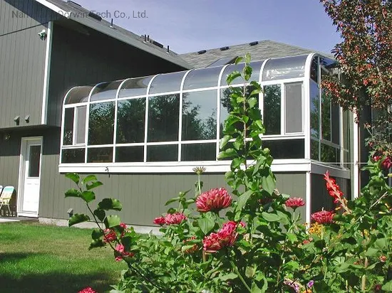 Hot Selling Healthy Outdoor Backyard Glass House Patio Enclosures Porch Sunroom Flooded with Sunshine 