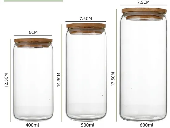 Hot Product Borosilicate Glass Jar Dispenser Straw Supermarket Glassware Tableware Kitchenware Drinking Water Cup Cola Mug Straw Dring Glass Bottle with Lid 