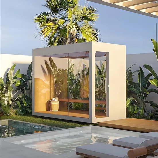 Good Price Sauna Room Big Size Healthy Outdoor Square Steam Sauna Room 