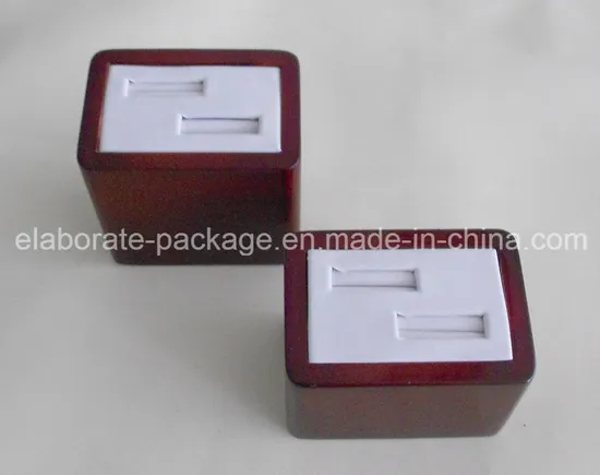Custom Small Jewelry/Jewellry Wooden Ring Stand Exhibition Tray Display Holder 