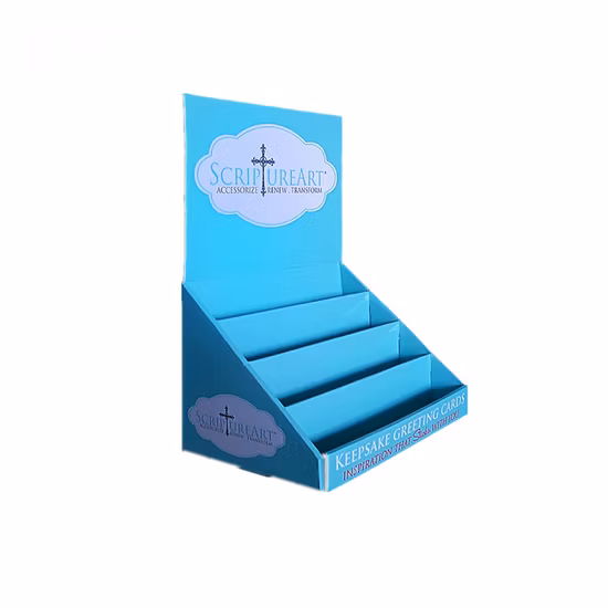 Customized Cardboard Promotion Retail Store Advertising Exhibition Pop Foldable Floor Display Stand