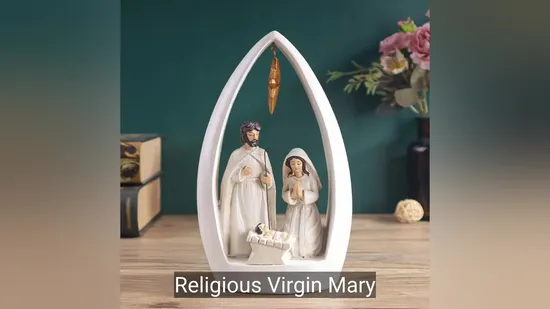 OEM Factory Customized Resin Religious Statue Our Lady of Fatima Religious Arts Religious Figures Religious Figurines Religious Goods Manufacturer in China 