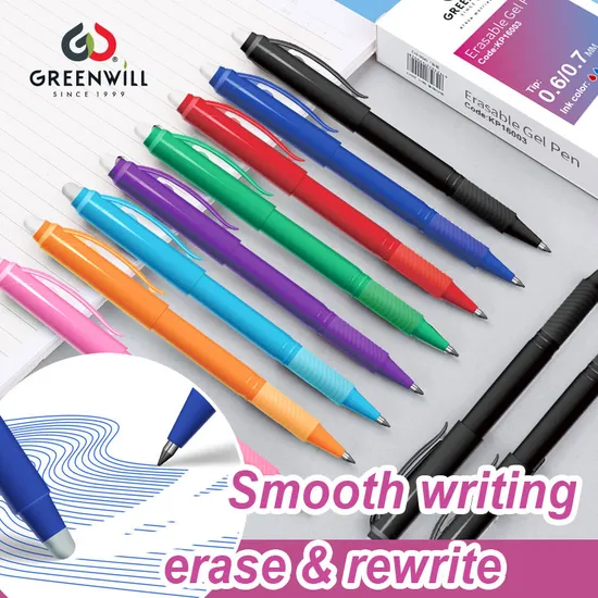Ergonomic Refillable Gel Pen for Students and Professionals (KP18001) 