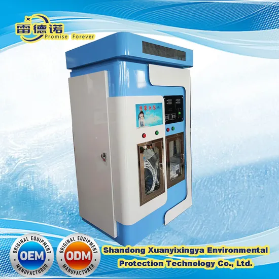 Outdoor Water Dispenser 400gpd Healthy Living Water Vending Machine 
