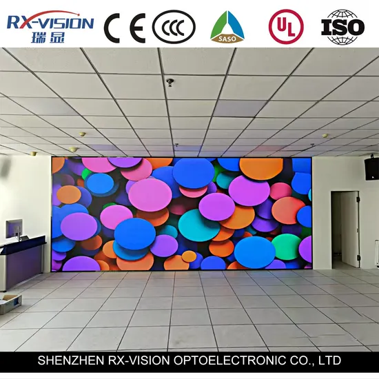 High Quality LED Display Full Colour P1.56 Video Wall Indoor Panel Screen for Meeting Room Exhibition 